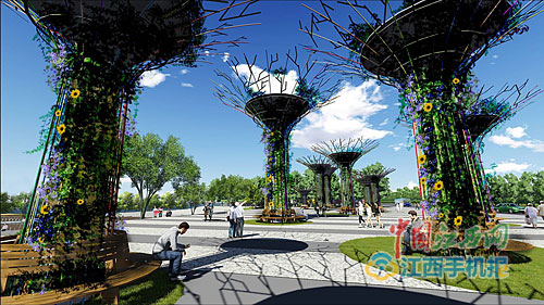 花博園大概模樣已經(jīng)出來(lái)了 明年4月正式開園